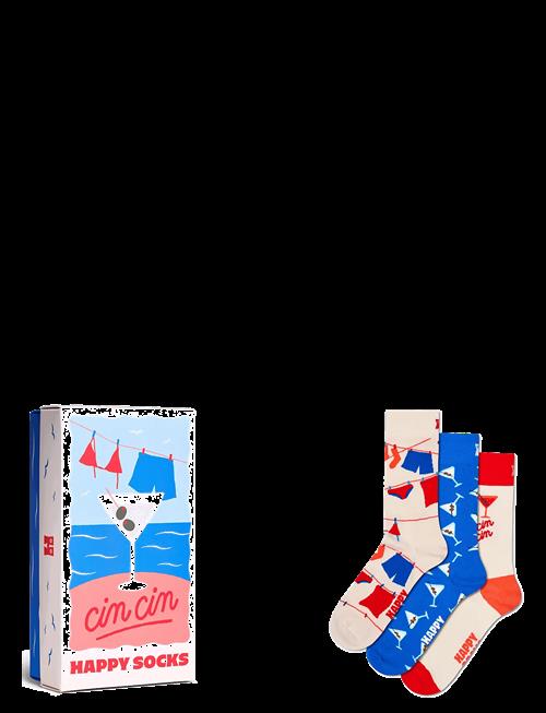 Happy Socks | 3-Pack Cin Cin Socks Gift Set | 41-46