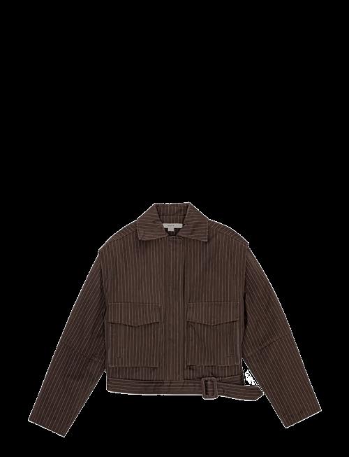 REMAIN Birger Christensen | Striped Bomber Jacket | 38