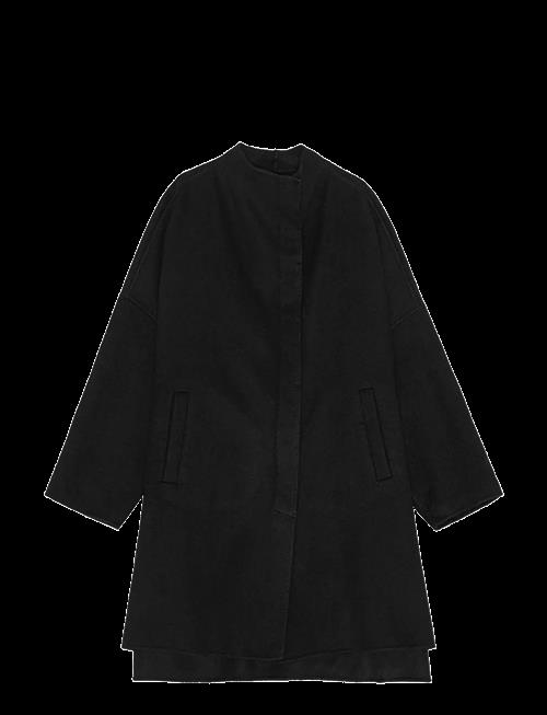 REMAIN Birger Christensen | Drapy Wool Coat | 38