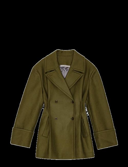 REMAIN Birger Christensen | Peacoat With Pleats | 40