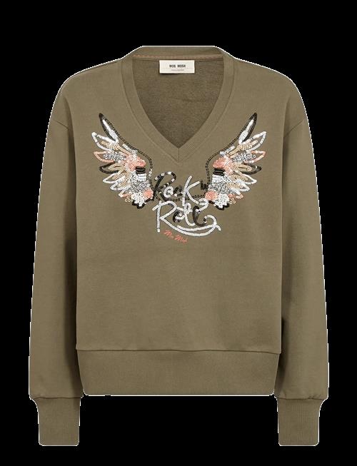 MOS MOSH | Mmcosette V-Ls Spring Sweatshirt | M