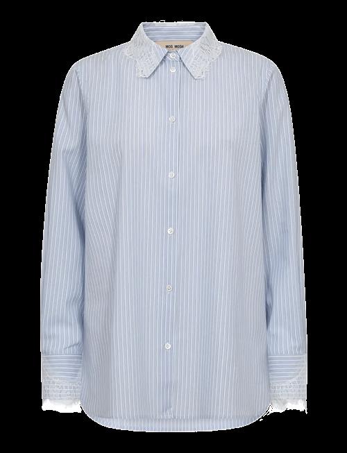 MOS MOSH | Mmelinda Stripe Lace Shirt | S