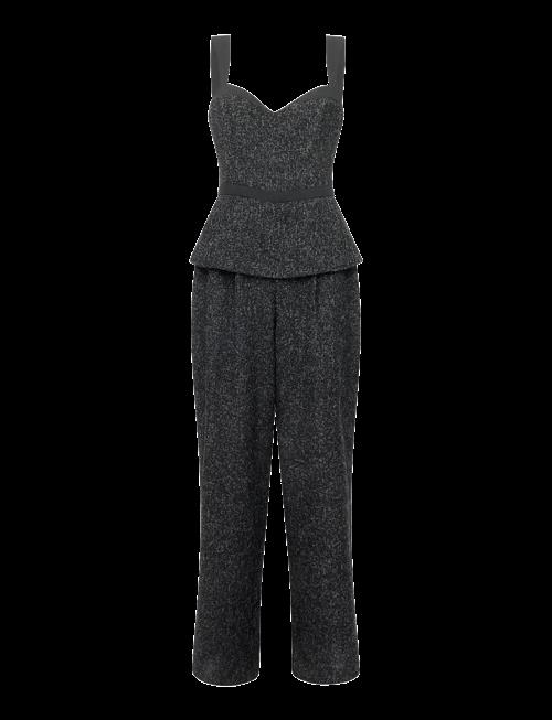 French Connection | Alyssia Boucle Peplum Jumpsuit | 40