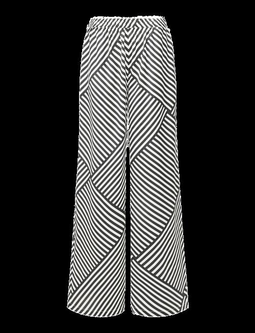 French Connection | Striped Damasco Wide Trouser | M