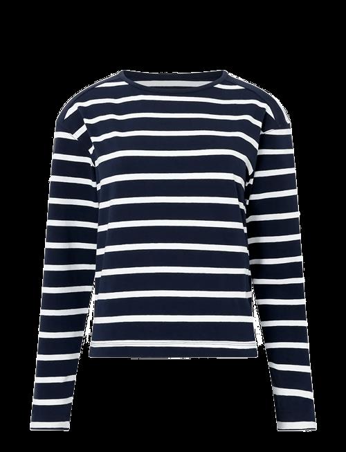 French Connection | Rallie Stripe Ls Slash Nk Tee | XS