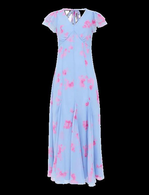 French Connection | Myla Emina Chiffon Tea Dress | 38