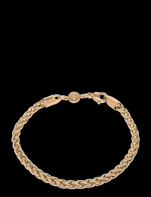 Samie | Curb Chain - Bracelet Gold-Plated | 19