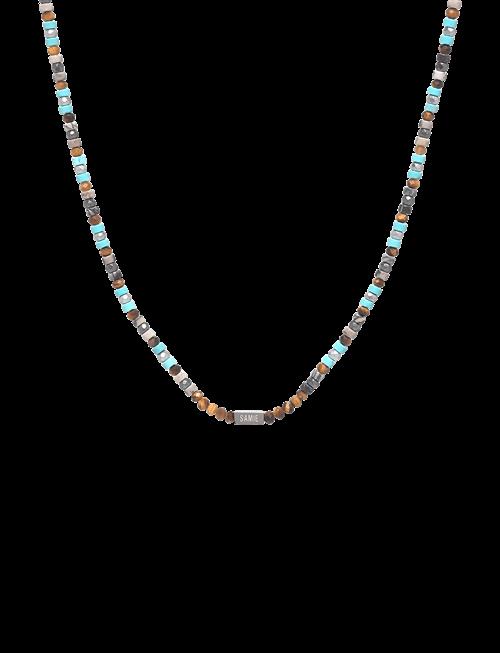 Samie | Mathias - Necklace With Stone Beads In Turquoise | ONE SIZE