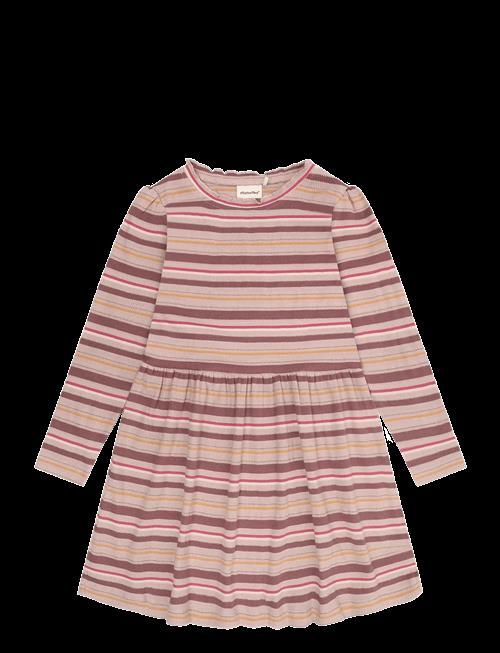 Minymo | Dress Ls Y/D Rib | 128