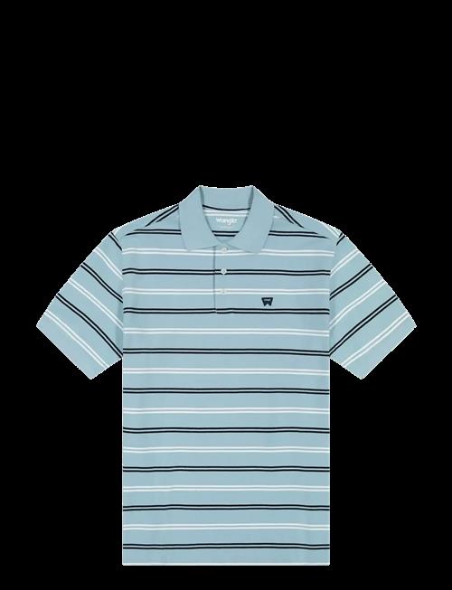 Se Wrangler | Stripe Polo Shirt | S x 00 hos Booztlet