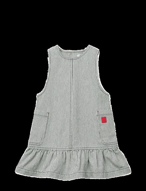 Liewood | Angelica Stripe Denim Frill Dress | 134