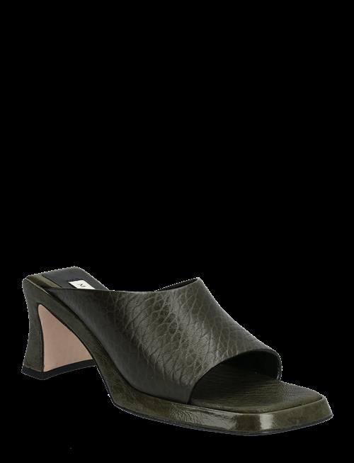 MIISTA | Sonali Khaki Asymmetric Sandals | 39