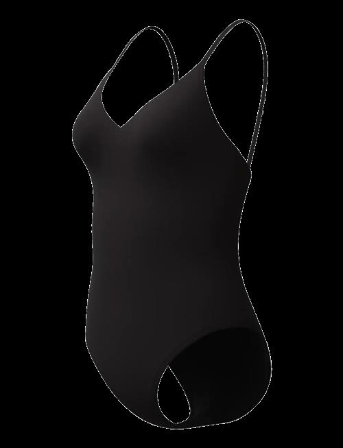 Speedo | Solid V-Neck Swimsuit | XL