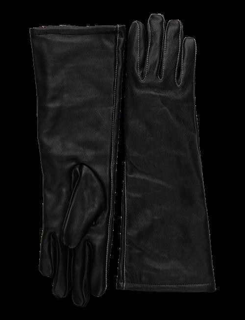 Becksöndergaard | Long Smooth Leather Gloves | 7