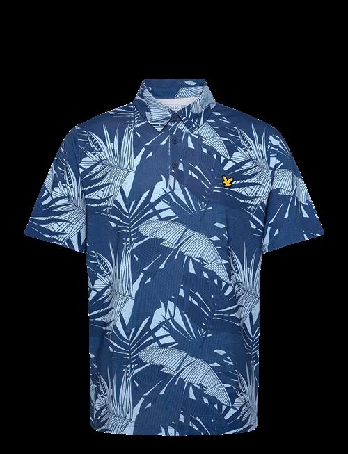 Lyle & Scott Sport | Golf Leaf Print Polo | M