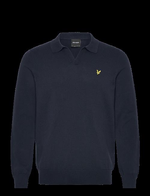 Lyle & Scott | Cotton Long Sleeve Polo Collar Jumper | S