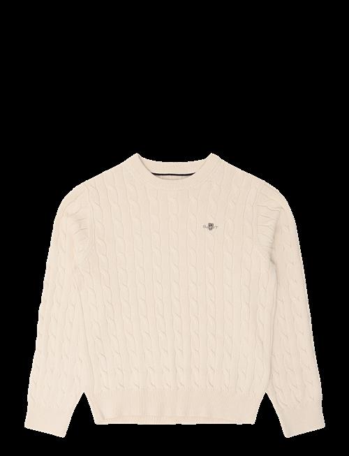 Gant Kids | Shield Cotton Cable Neck Sweater | 122