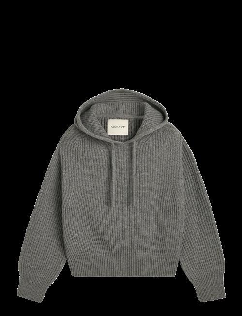 Gant | Rib Knitted Hoodie | XL/XXL