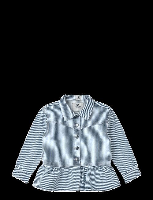 Copenhagen Colors | Yarndyed Denim Frill Jacket | 92
