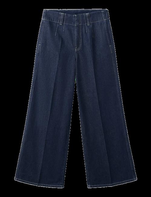 Mango | Wide Leg Mid-Rise Jeans | 32