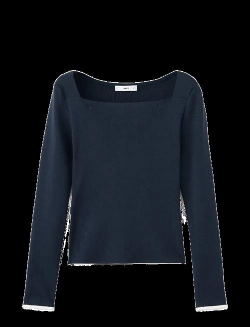 Mango | Cotton Boat Neck T-Shirt | S