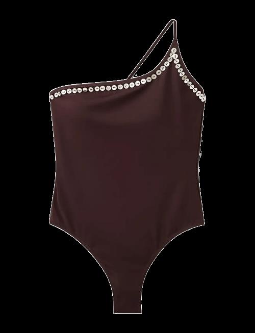 Mango | Asymmetric Button Swimsuit | S