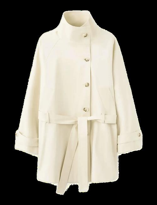 Mango | Funnel Neck Belted Trench Coat | M