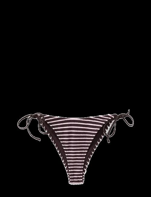 Mango | Cheeky Ribbed Striped Bikini Briefs | XS