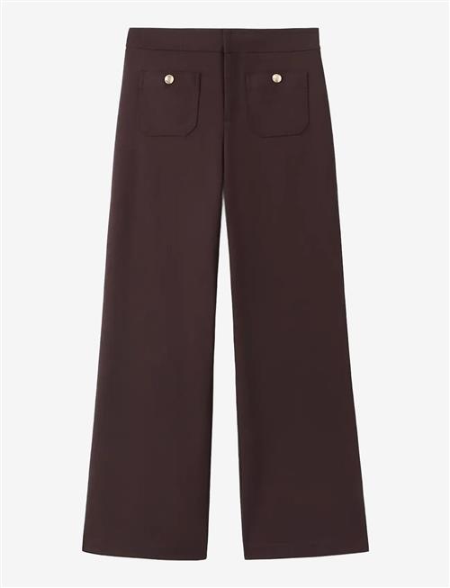 Mango | Straight Trousers With Jewel Buttons | 38