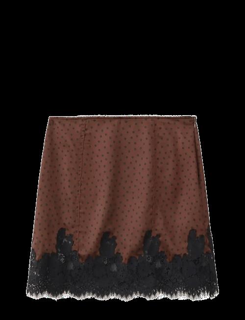 Mango | Polka Dot Slip Skirt | S