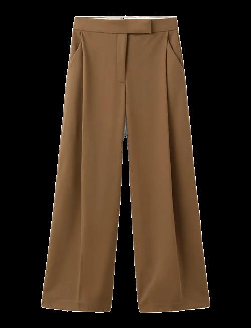 Mango | Pleated Wide Leg Trousers | 40