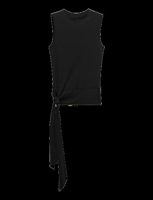 Mango | Cotton Top With Knot Detail | XS