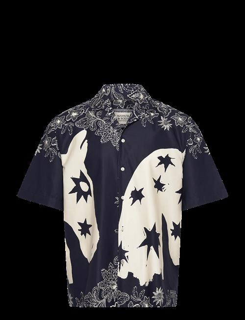 Scotch & Soda | Printed Lyocell Relaxedfit Shortsleeved Shirt | L