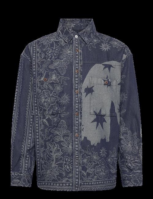 Scotch & Soda | Denim Jacquard Overshirt | L