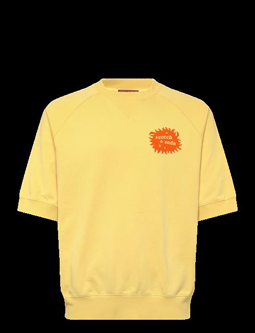 Scotch & Soda | Front And Back Artwork Loosefit Shortsleeve Sweatshirt | L