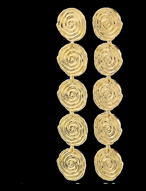 Pilgrim | Air Earrings Gold-Plated | ONE SIZE