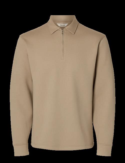 Selected | Slhemanuel Soft Polo Zip Sweat Noos | L