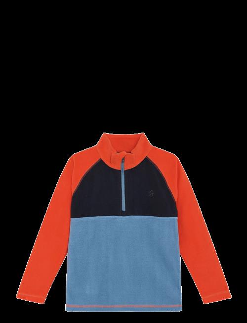 Color Kids | Fleece Pulli - Colorblock | 140