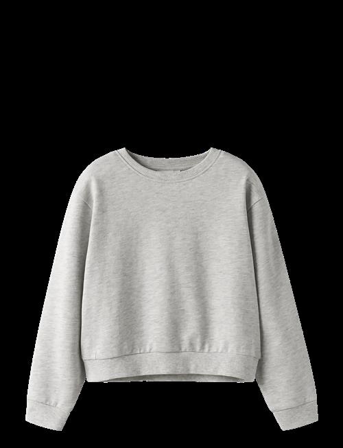 name it | Nkfmille Short Nreg Ls Swe O-Neck Noos | 134-140