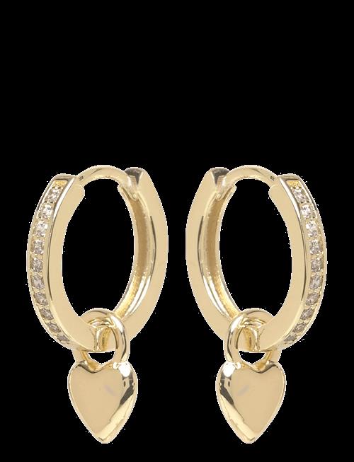SNÖ of Sweden | Cute Crystal Pendant Ear G/Clear-Onesize | ONE SIZE