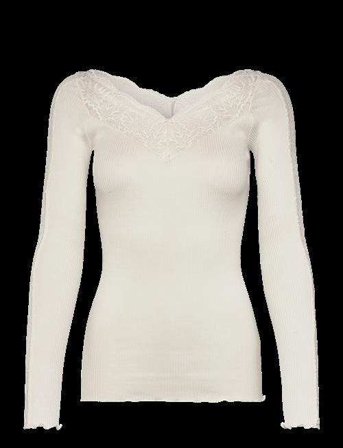 Rosemunde | Rwbeatha Silk Ls Lace T-Shirt | L