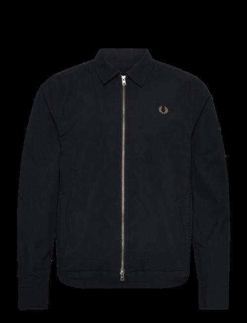 Fred Perry | Seersucker Zip Overshirt | XXL