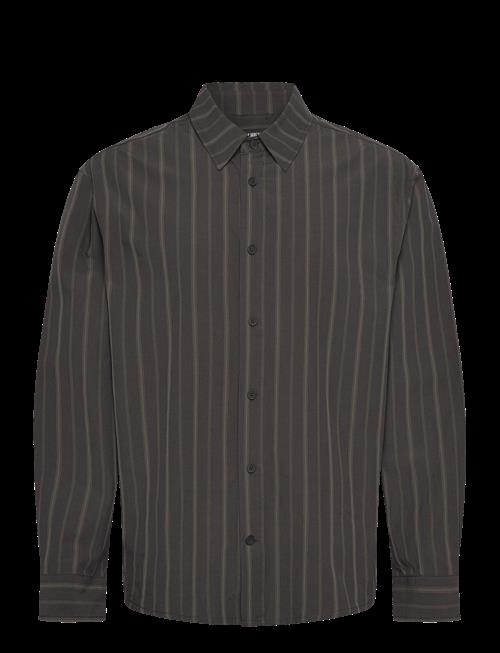 HAN Kjøbenhavn | Washed Stripe Long Sleeve Shirt | 48
