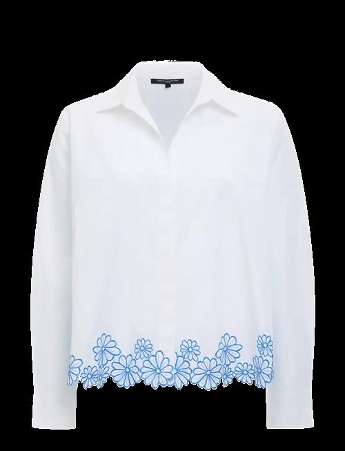 French Connection | Cambria Cotton Floral Hem Shir | M