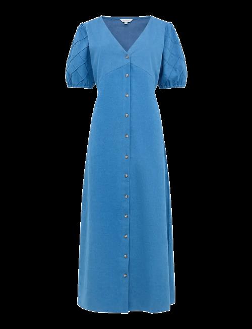 French Connection | Zaves Chambray Puffslv Midi Dr | 40