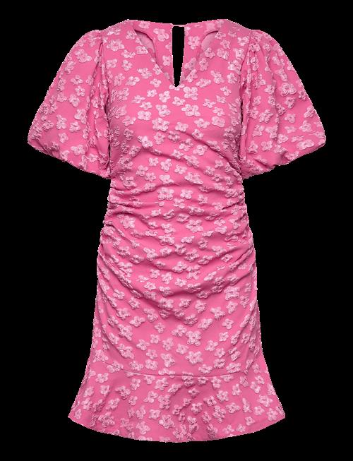 Bubbleroom | Jacquard Flounce Short Dress | 40