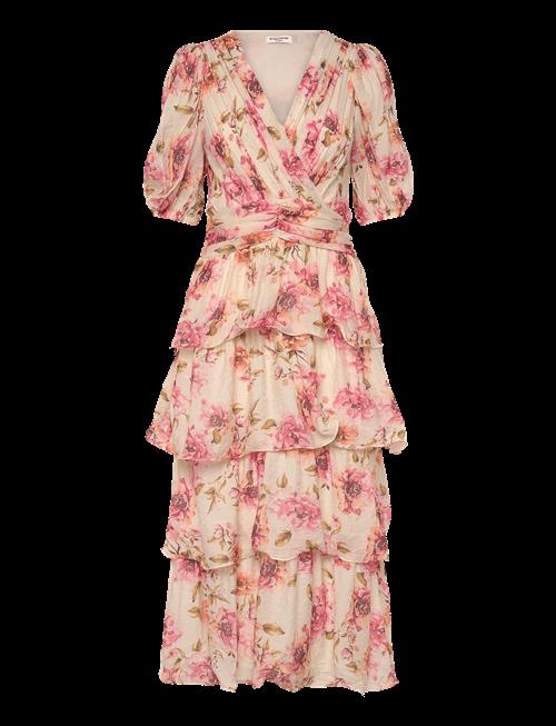 Bubbleroom | Balloon Sleeve Flounce Ankle Dress | S