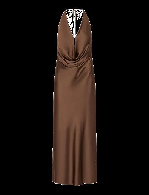 ROTATE | Chiffon Halter Dress | 40