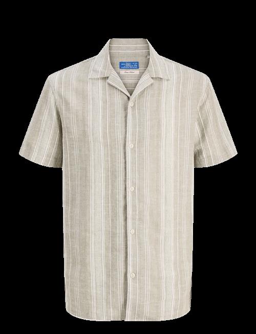 Jack & Jones | Jprblusummer Lin. Blen Dobby Ss Shirt Sn | XXL
