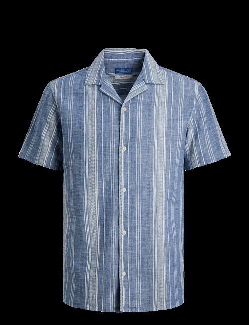 Jack & Jones | Jprblusummer Lin. Blen Dobby Ss Shirt Sn | M